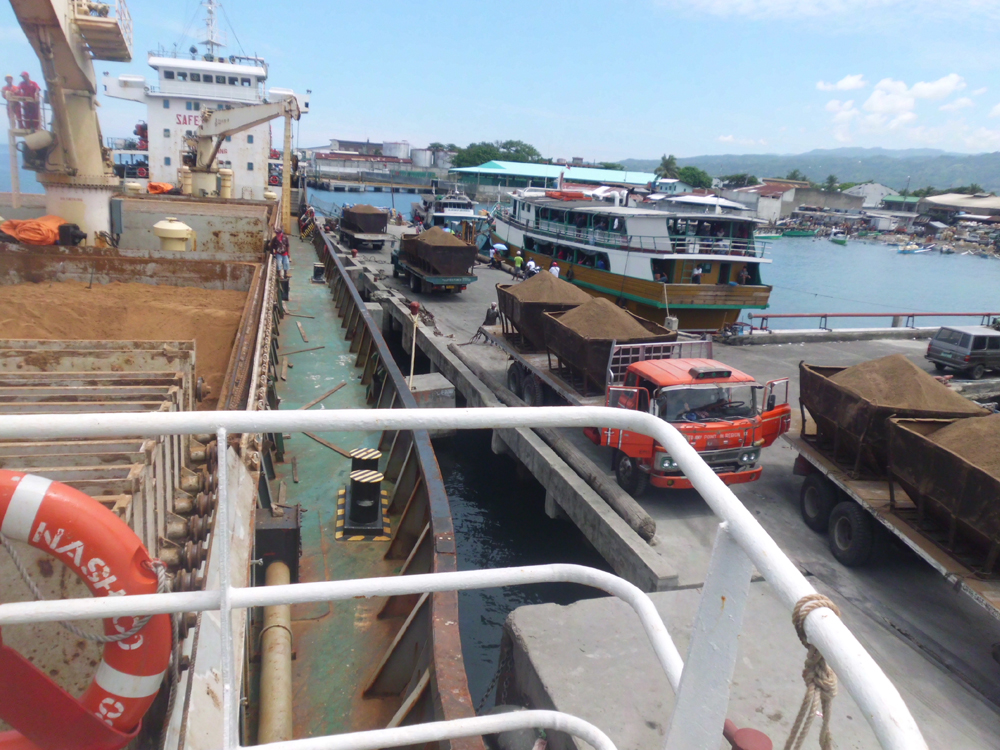 Loading of Copra Expeller Meal at Zamboanga