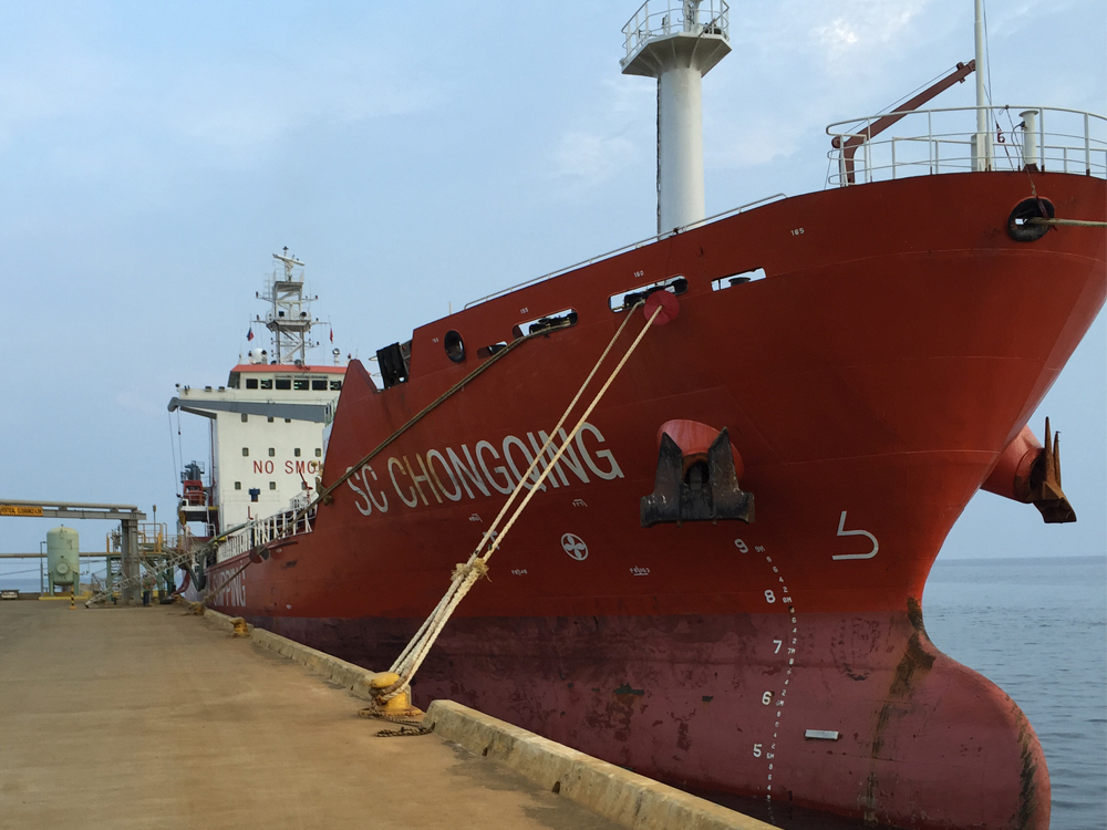 Discharging of Caustic Soda Liquid at THPAL